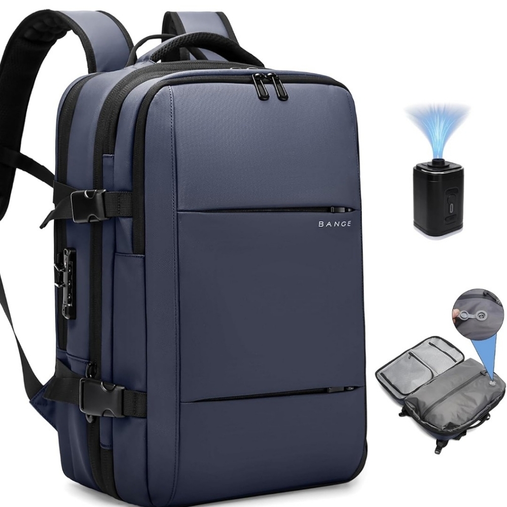 BANGE Air Vacuum Backpack with Pump